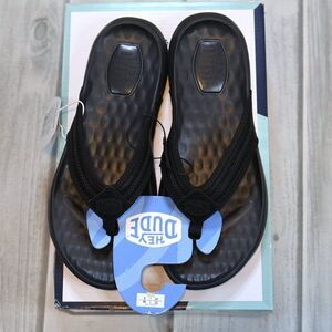 NEW HEYDUDE Men's Myers Classic Flip-Flops